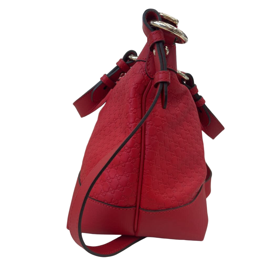 Gucci Micro Guccisima Red Valentine HANDBAGS red