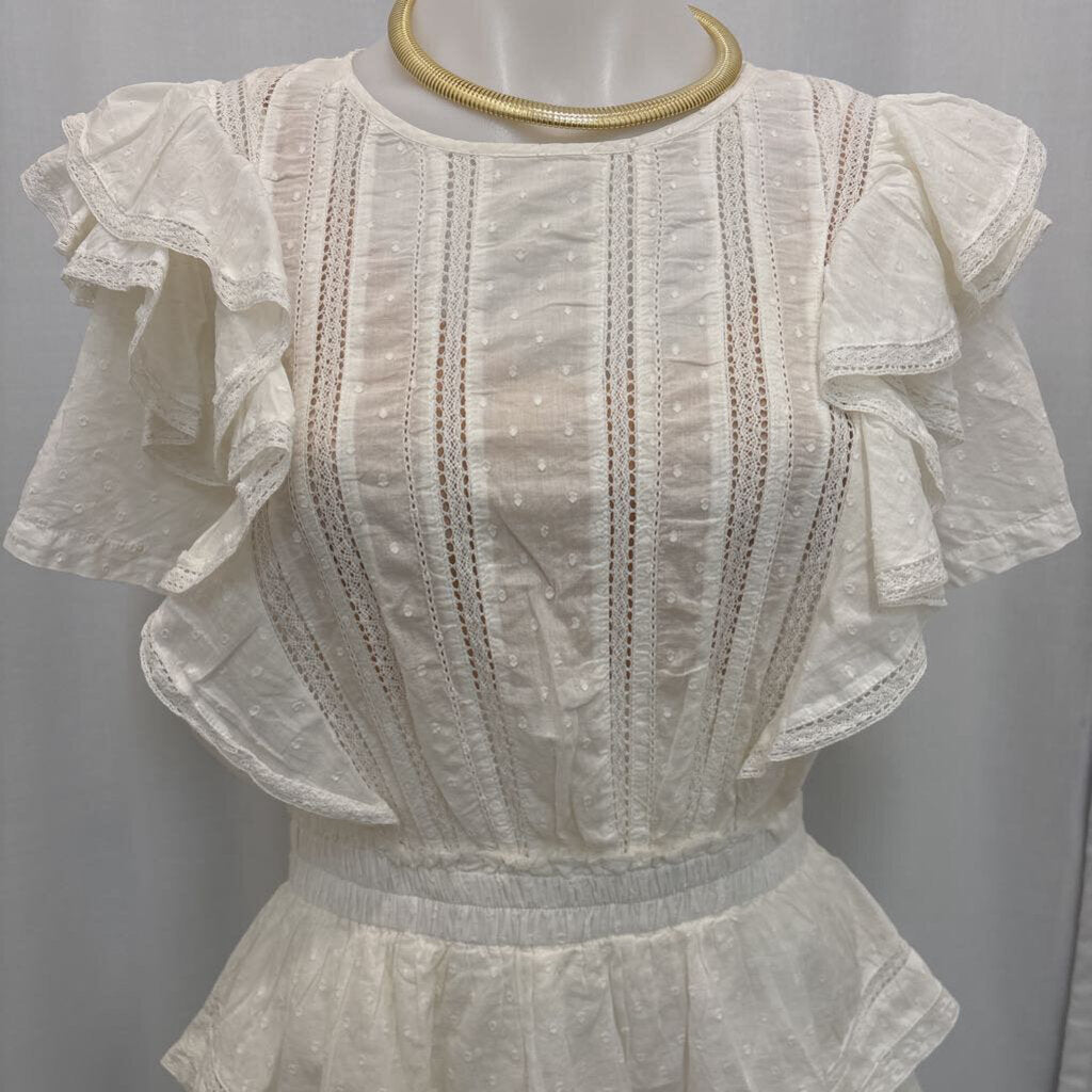 LoveShackfancy R CLOTHING small white
