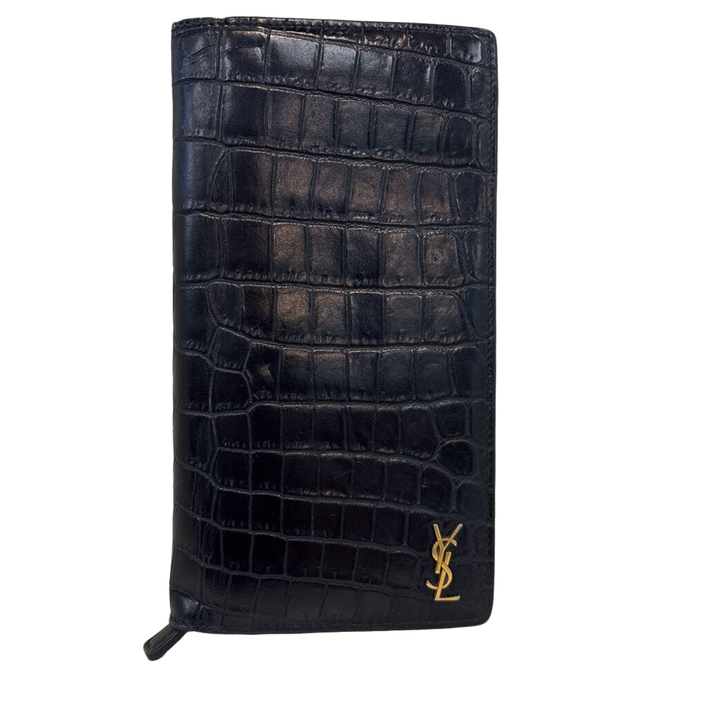 Yves Saint Laurent ACCESSORIES black croc