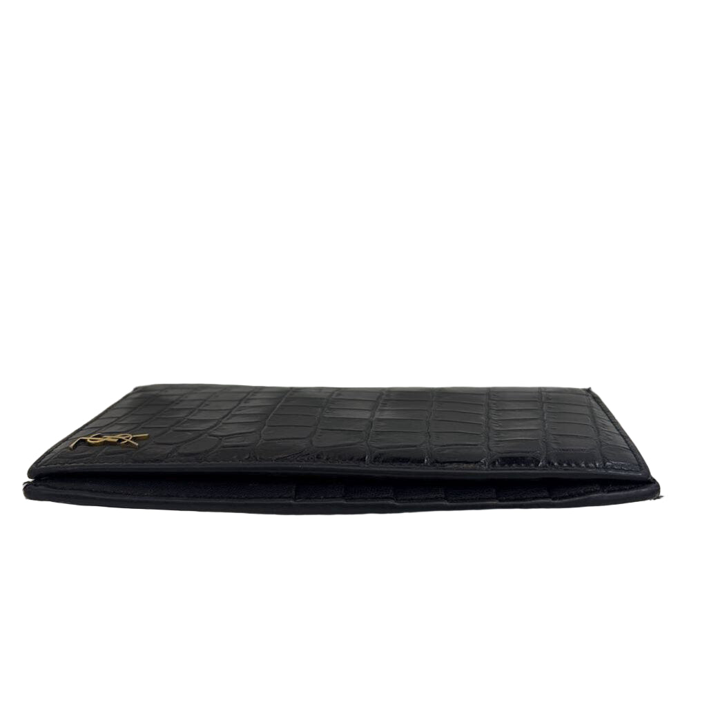 Yves Saint Laurent ACCESSORIES black croc