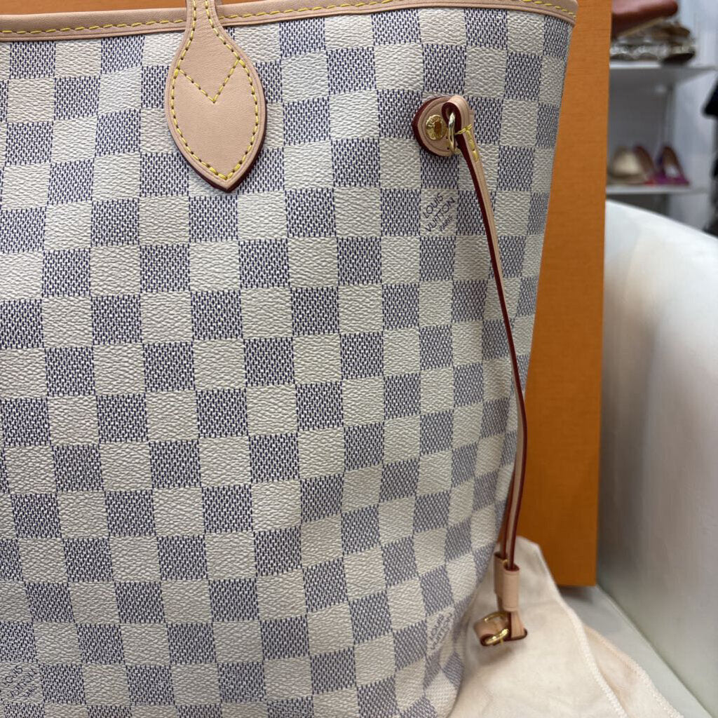 Louis Vuitton HANDBAGS MM Damier Azur