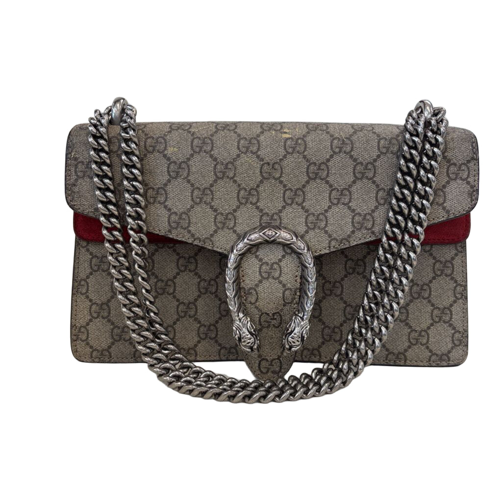 Gucci Dionysus HANDBAGS red/grey