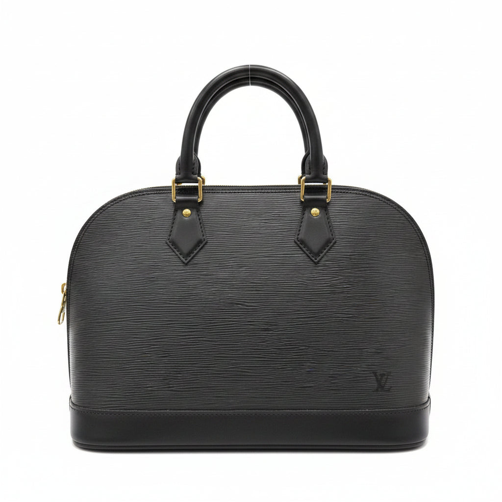 Louis Vuitton Alma HANDBAGS PM Black Epi