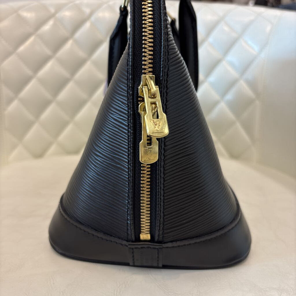Louis Vuitton Alma HANDBAGS PM Black Epi