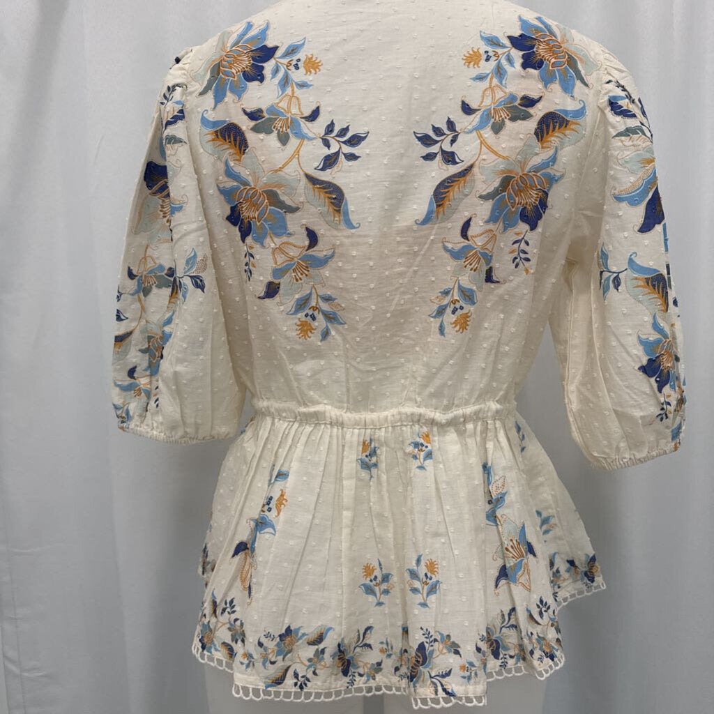Farm Rio R CLOTHING small cream