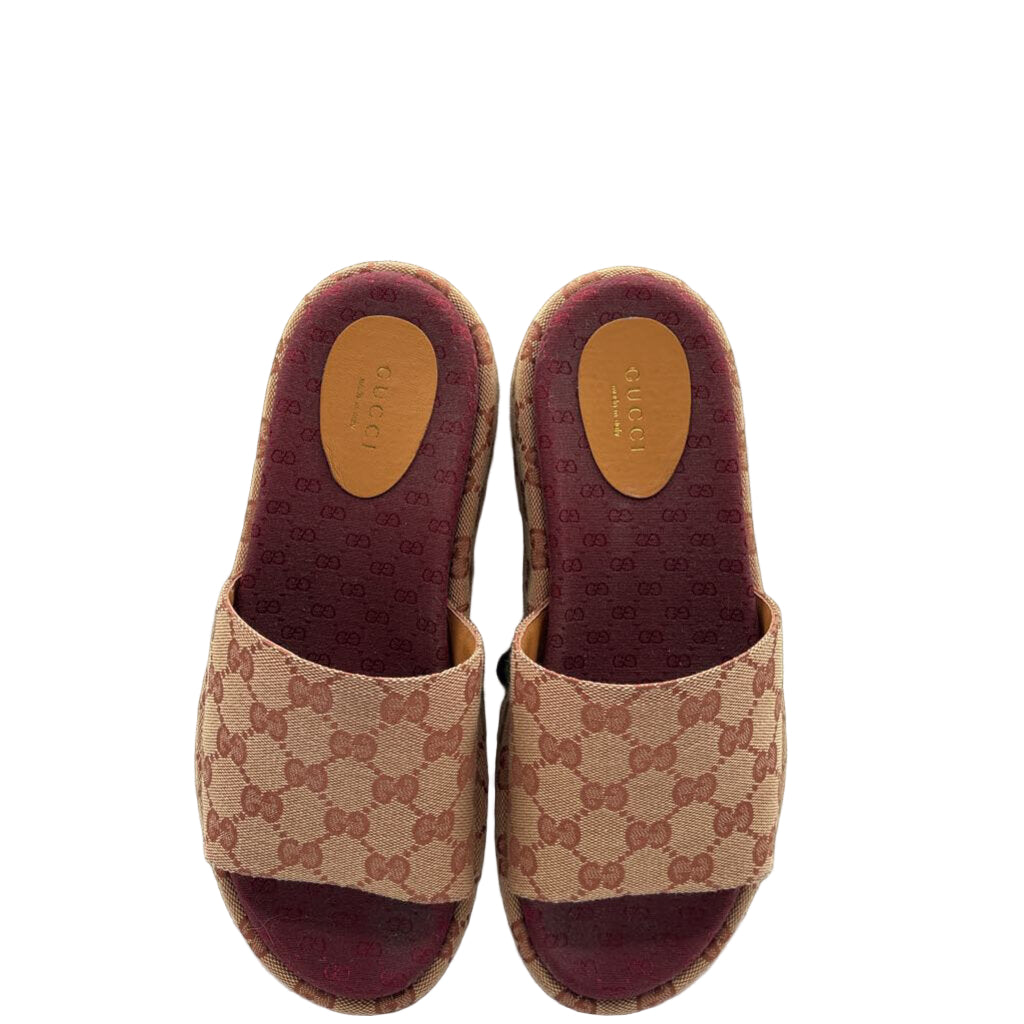 gucci SHOES 38 brown