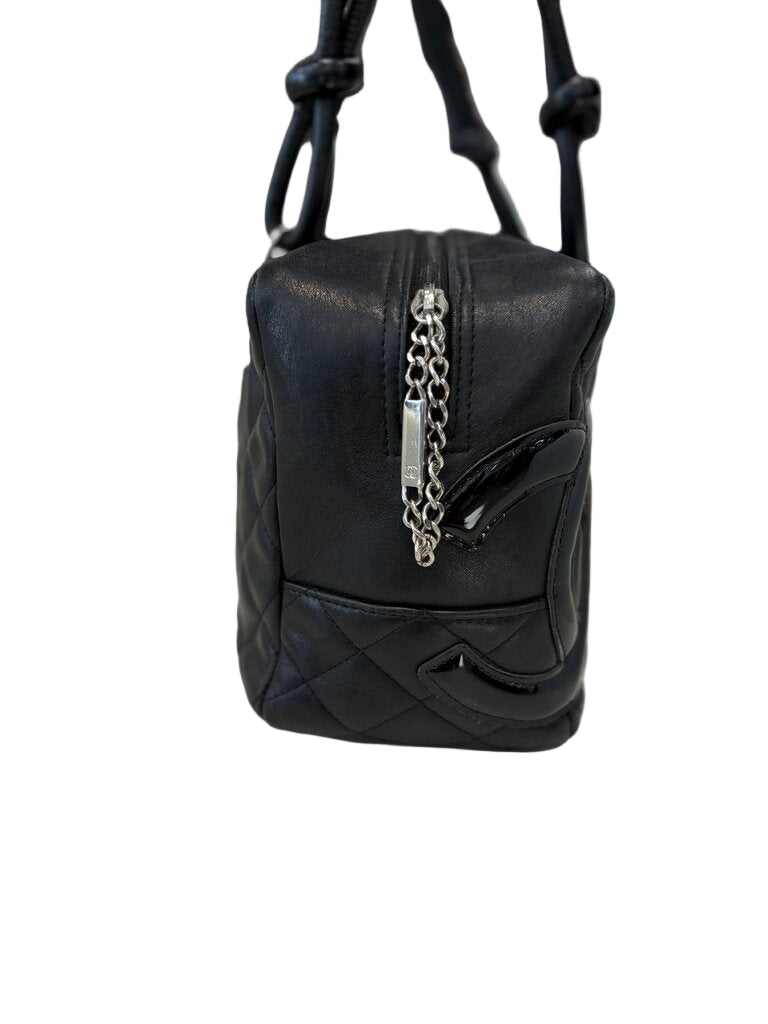 Chanel Cambon Bowler Bag HANDBAGS black