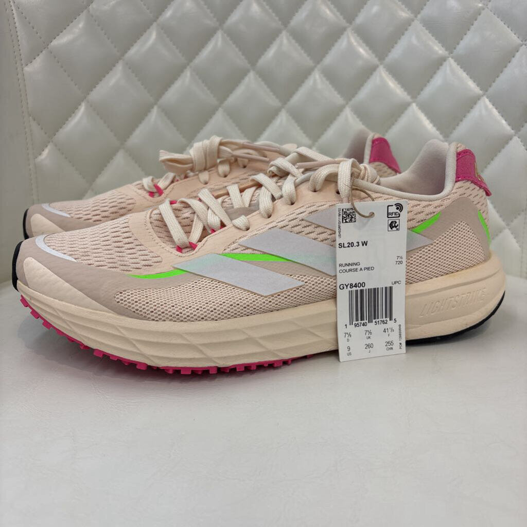 Adidas SHOES 9 pink/green