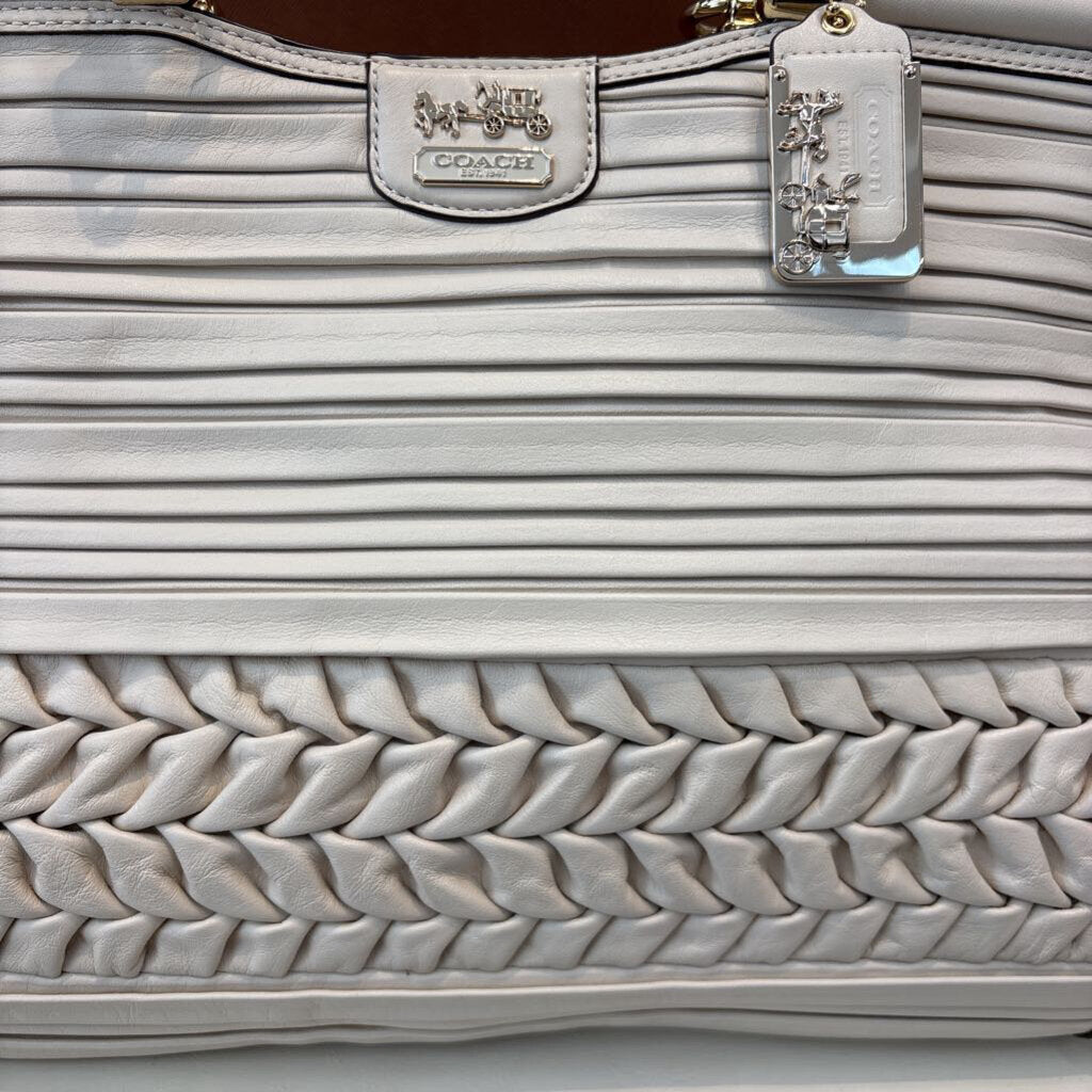 Coach Madison Leather HANDBAGS white