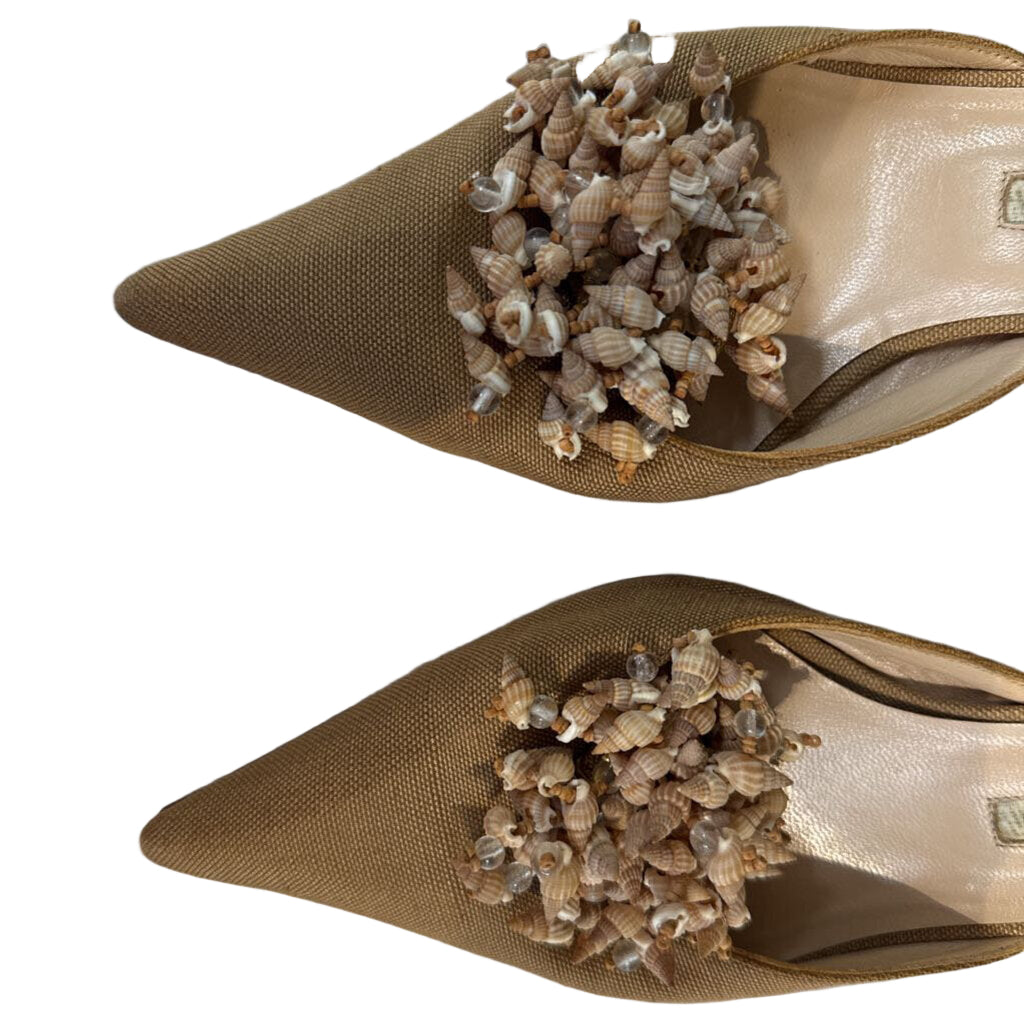 Manolo Blahnik SHOES 39 tan