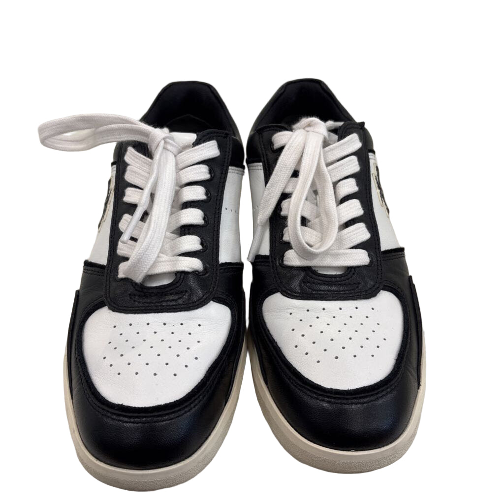 tory burch SHOES 7.5 black/white