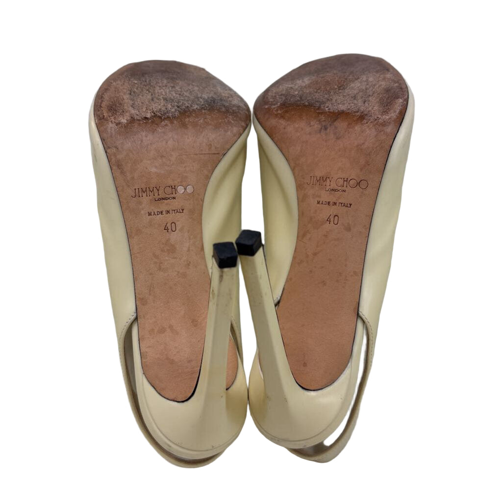 Jimmy Choo SHOES 40 cream