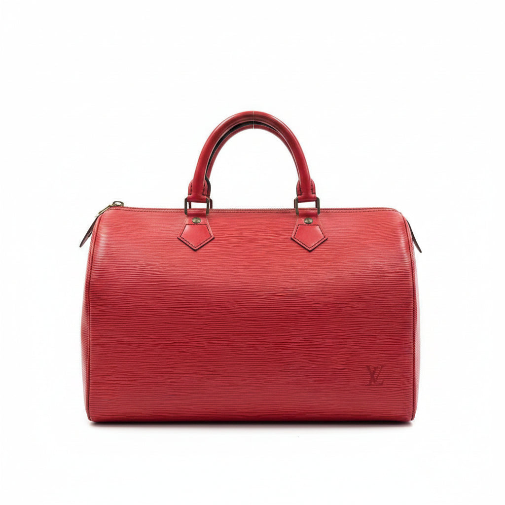 Louis Vuitton Speedy HANDBAGS 35 Red