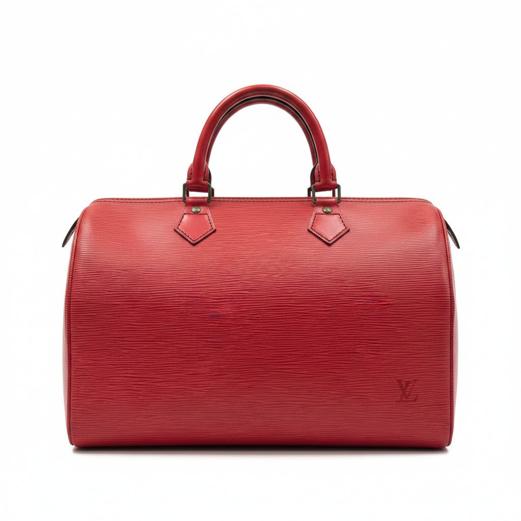 Louis Vuitton Speedy HANDBAGS 35 Red