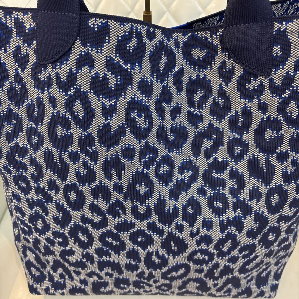 Rothys HANDBAGS blue cheetah