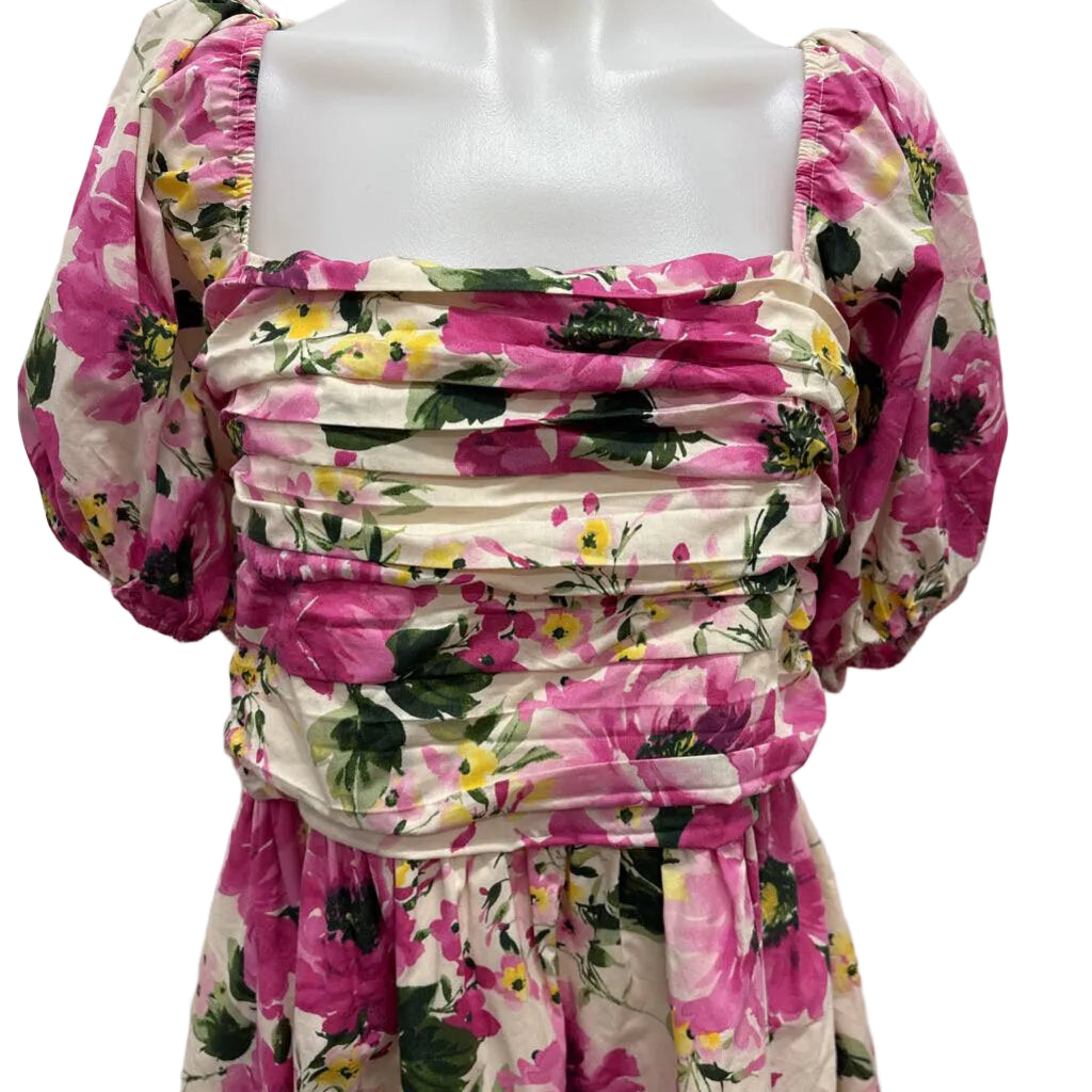 abercrombie & fitch CLOTHING XL pink floral