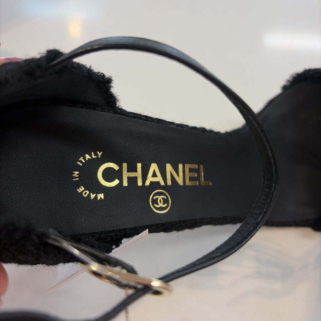 Chanel SHOES 7.5 black