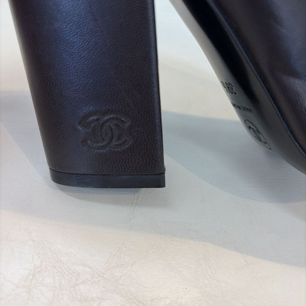 Chanel SHOES 39.5 black