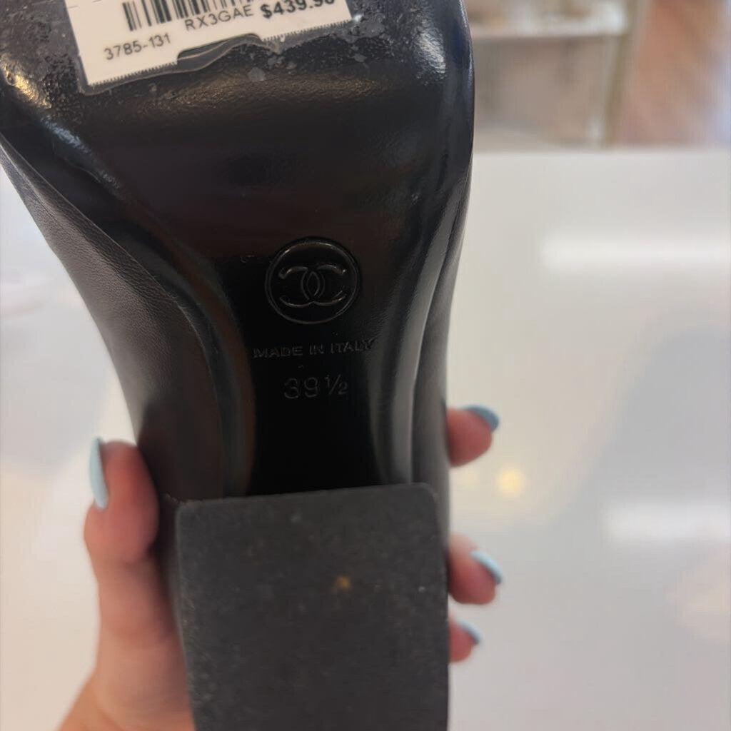 Chanel SHOES 39.5 black
