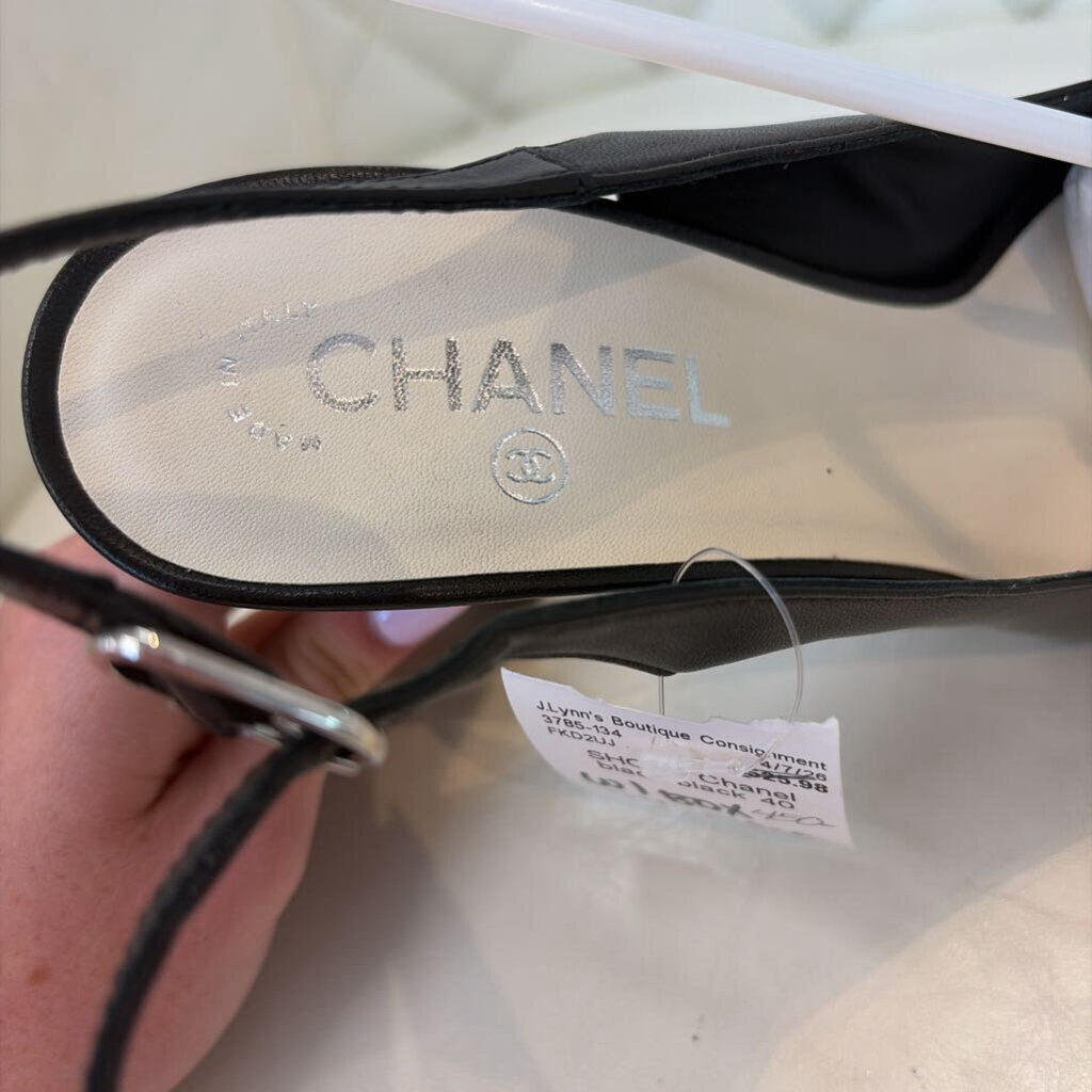Chanel SHOES 40 black