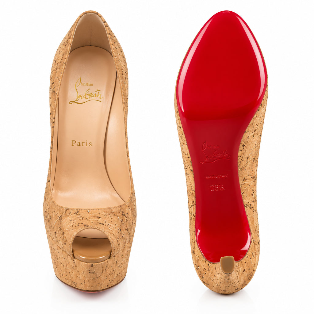 Christian Louboutin SHOES 39.5 tan