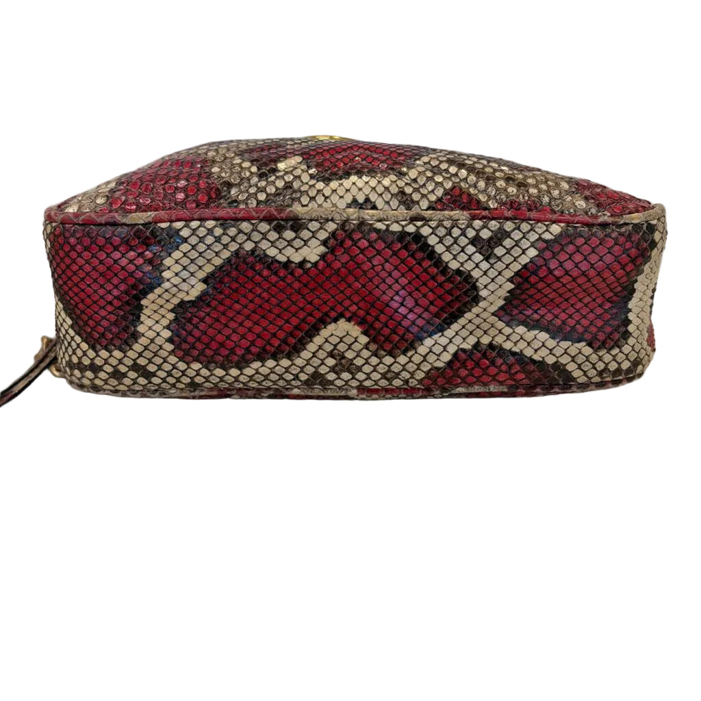 Gucci Marmont Matelasse HANDBAGS Red Snake