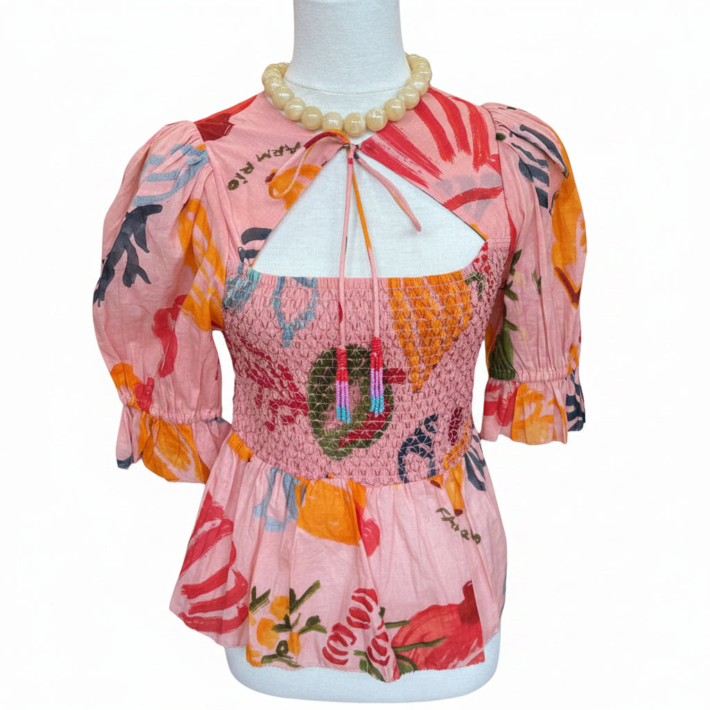 Farm Rio CLOTHING small pink
