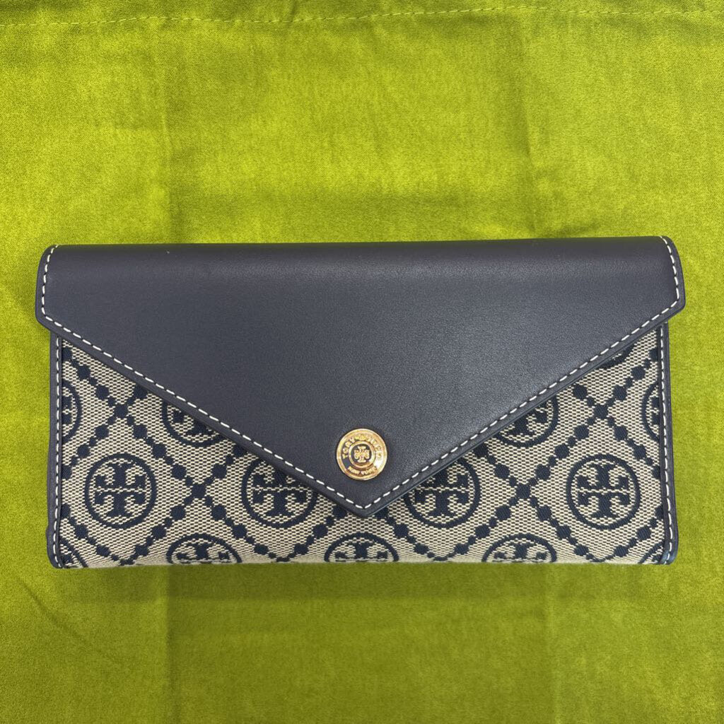 tory burch WALLET navy
