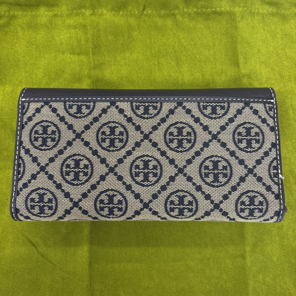 tory burch WALLET navy