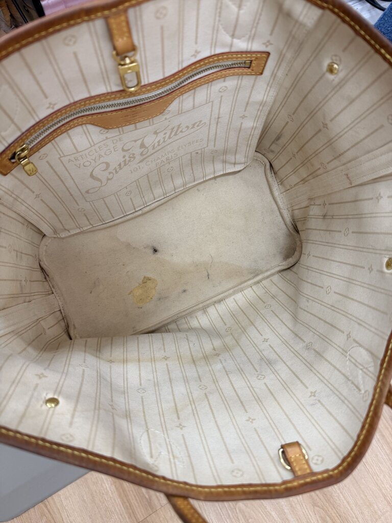Louis Vuitton HANDBAGS MM Damier Azur