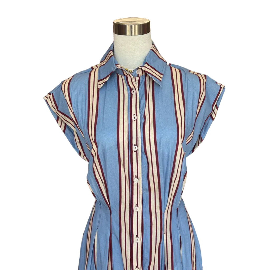 Dress to made in brazil CLOTHING medium Blue and white
