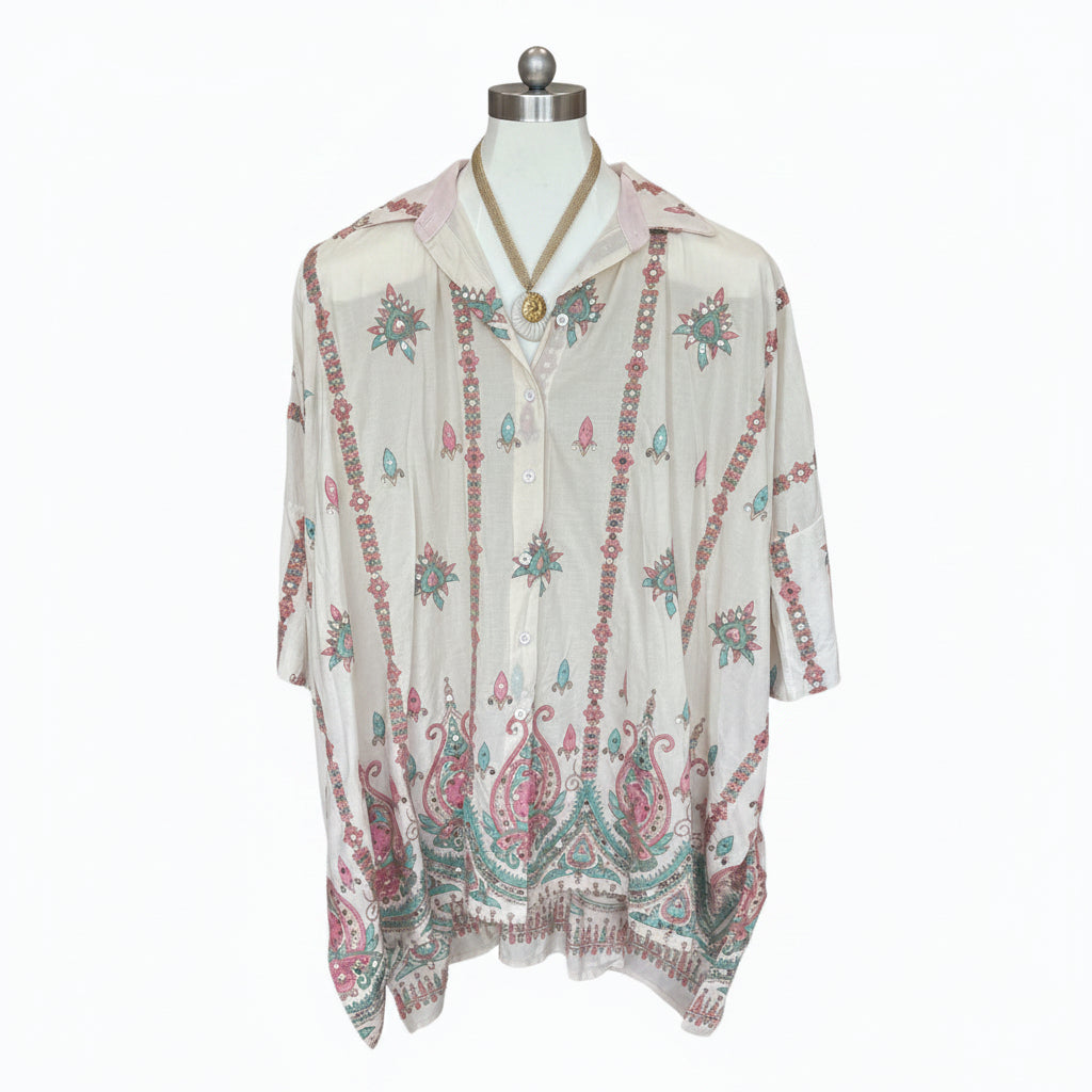 dixie CLOTHING s/m cream/pink