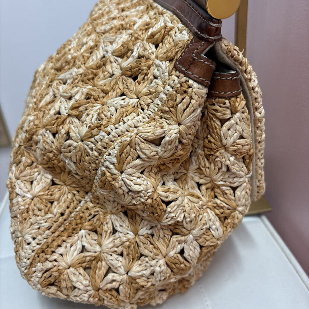 Dolce & Gabbana HANDBAGS woven tan
