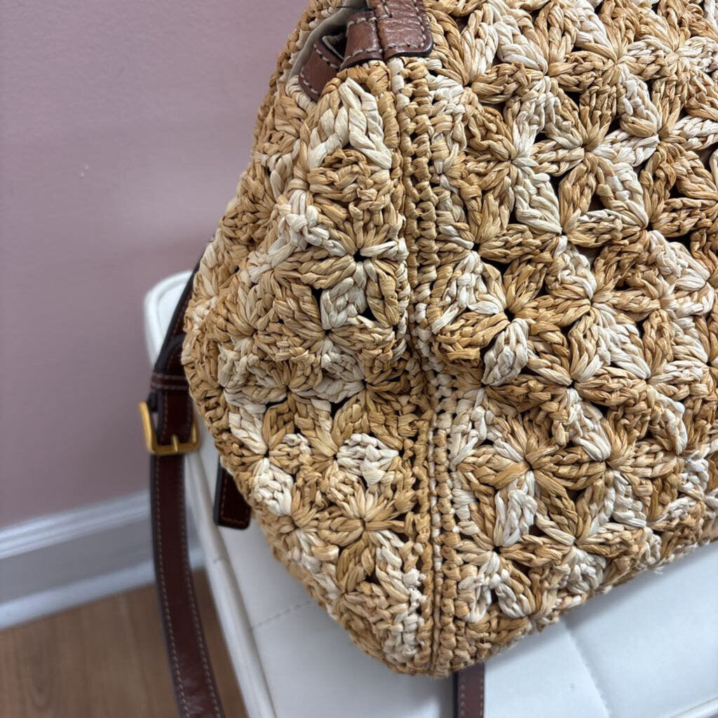 Dolce & Gabbana HANDBAGS woven tan