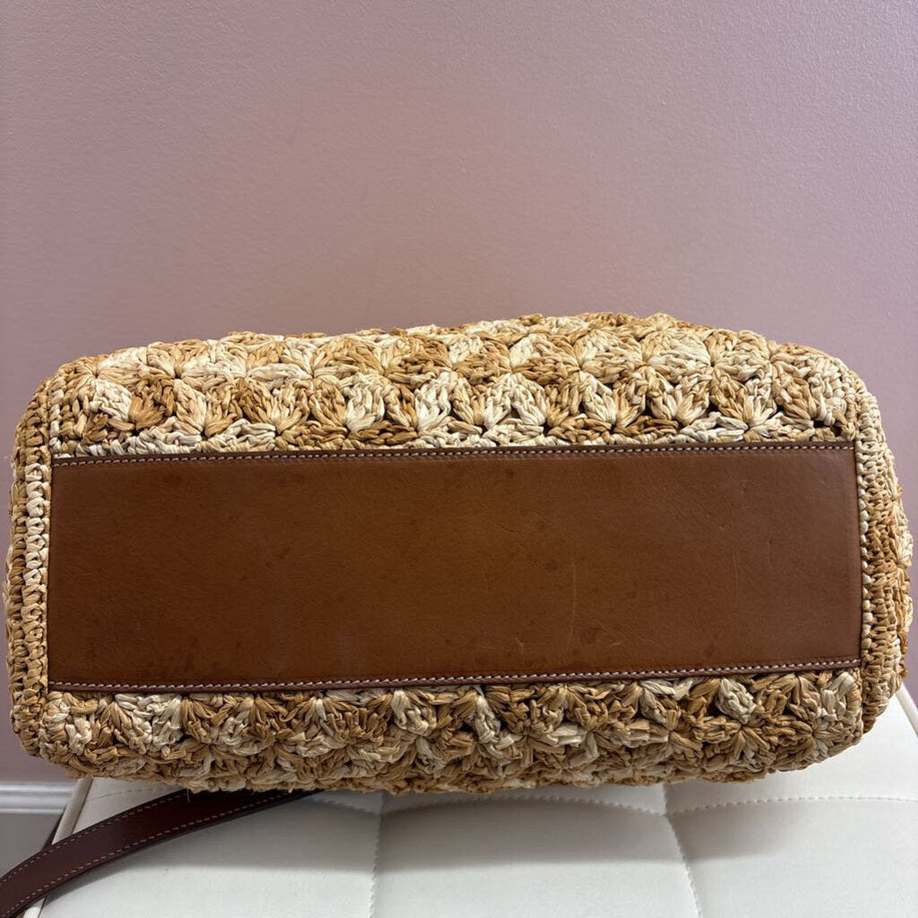 Dolce & Gabbana HANDBAGS woven tan