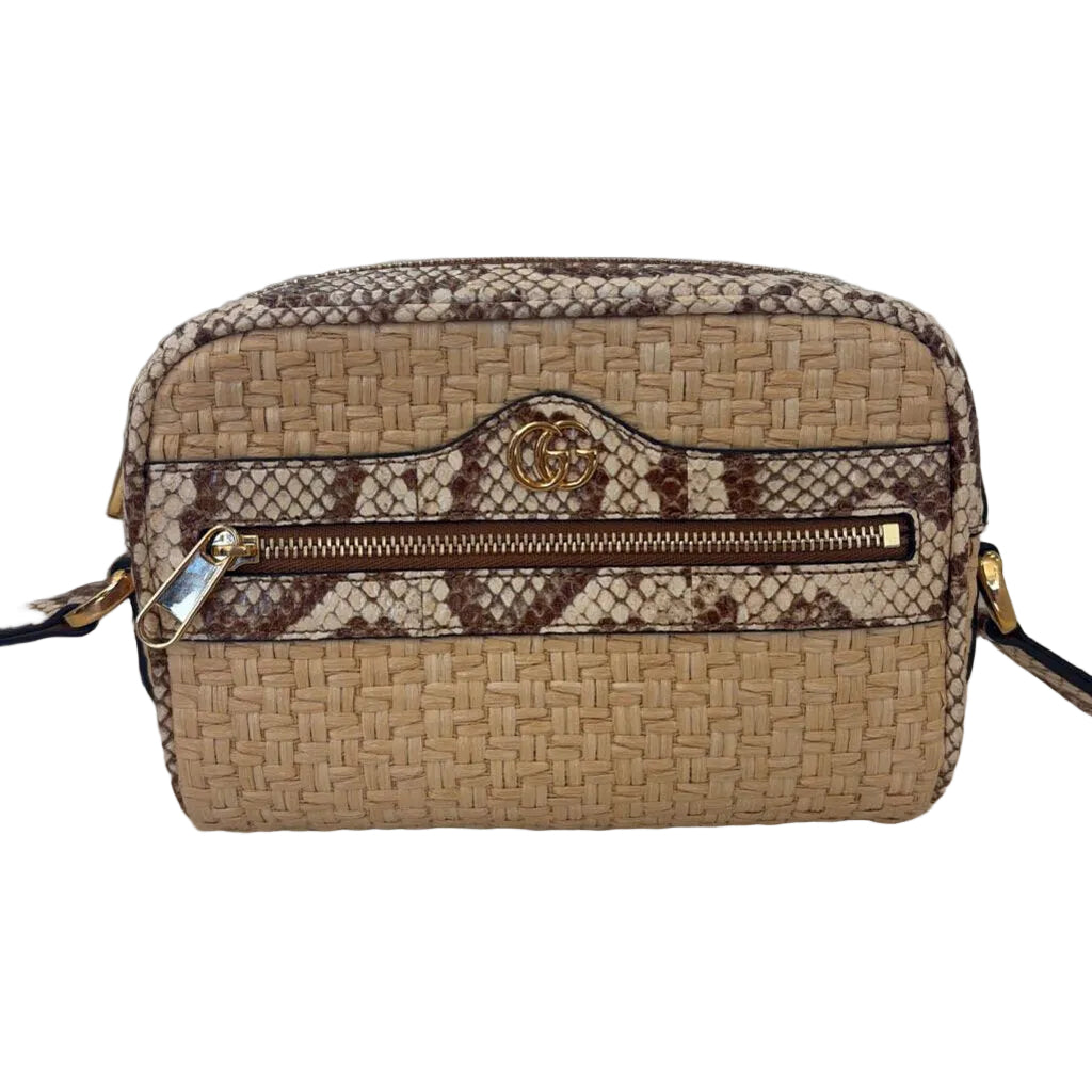 Gucci Ophidia HANDBAGS tan