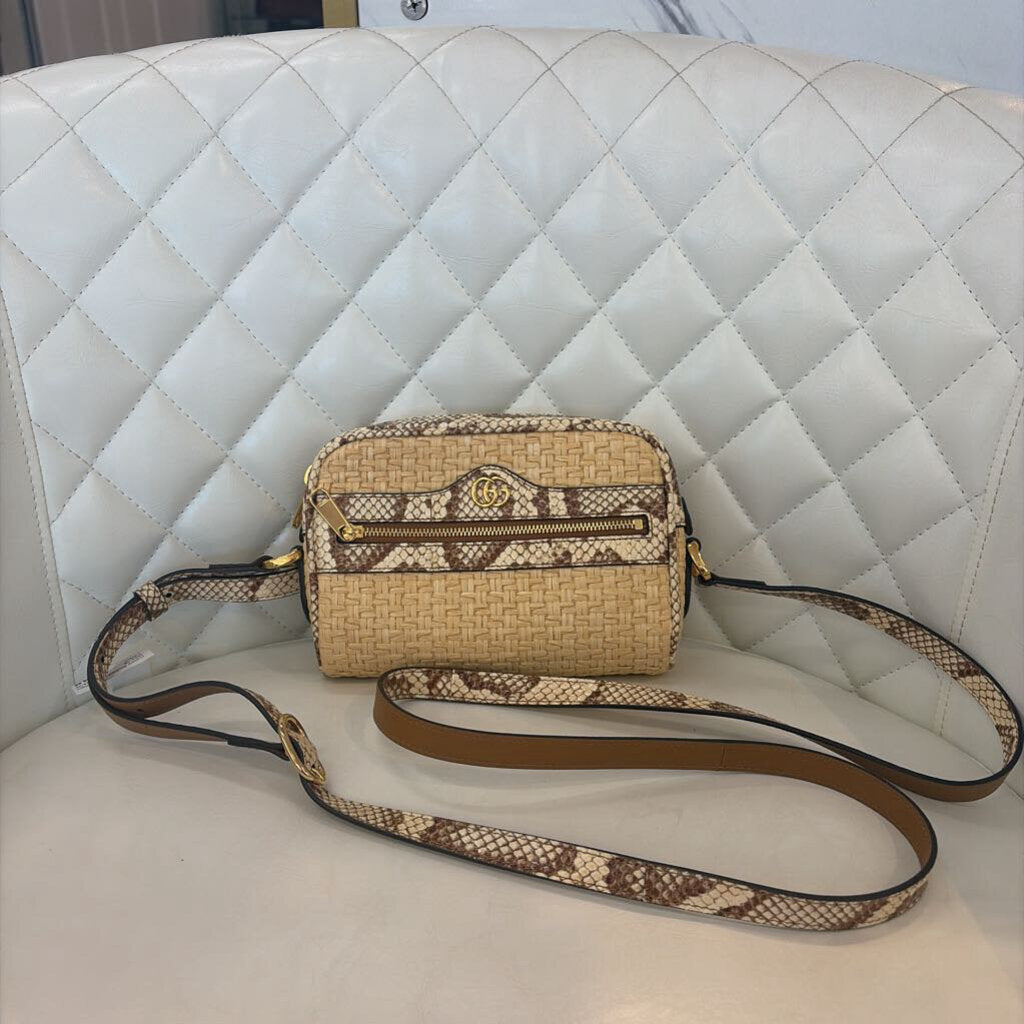 Gucci Ophidia HANDBAGS tan