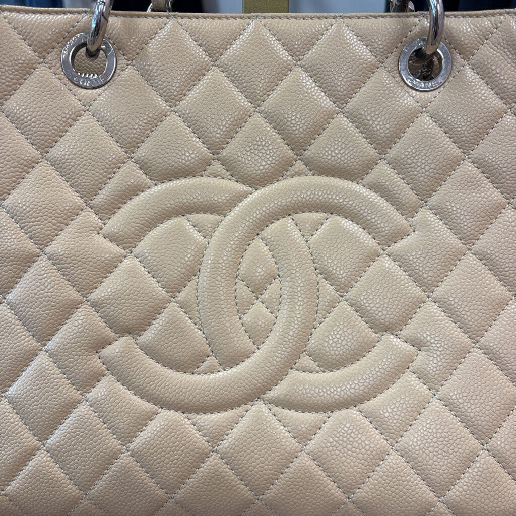 Chanel HANDBAGS Nude Leather
