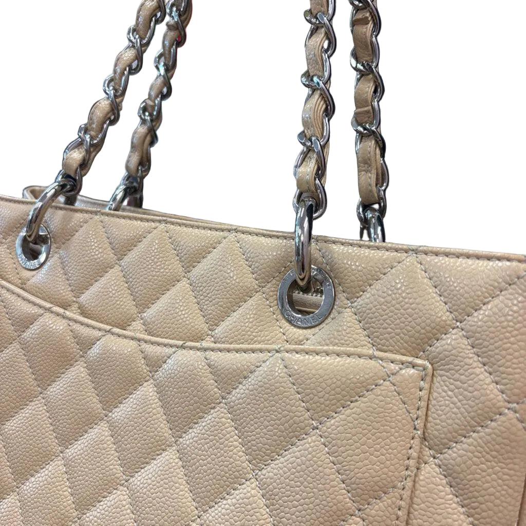 Chanel HANDBAGS Nude Leather