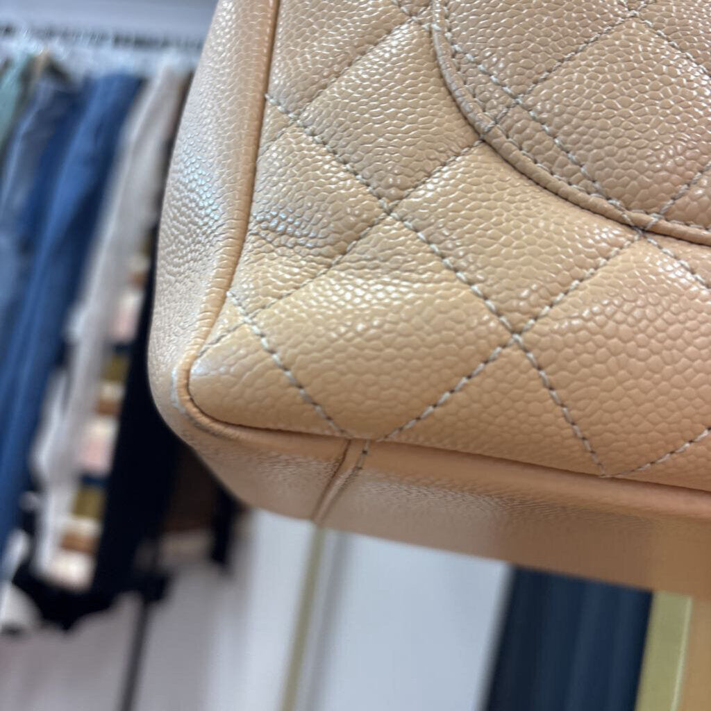 Chanel HANDBAGS Nude Leather