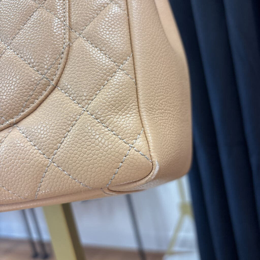 Chanel HANDBAGS Nude Leather
