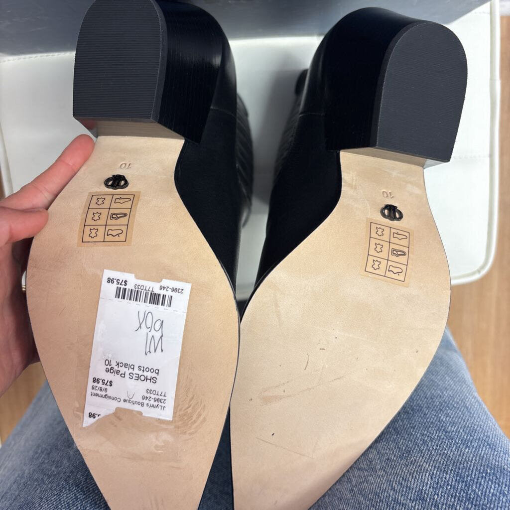Paige SHOES 10 black