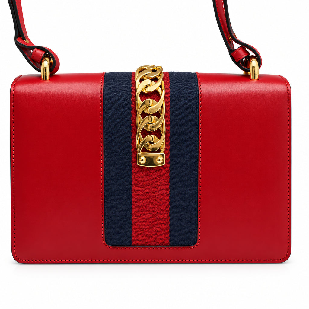 Gucci Sylvie HANDBAGS red