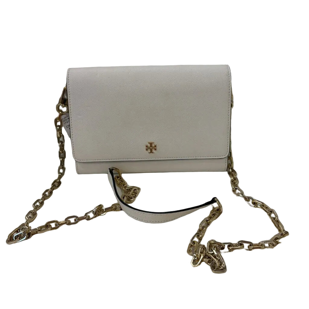 tory burch CROSSBODY white/gold