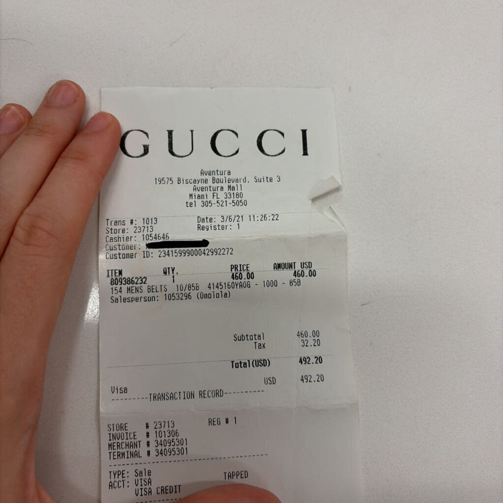 gucci BELTS black/gold