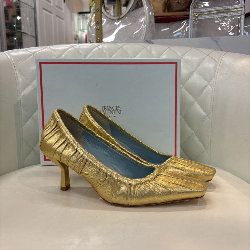 frances valentine SHOES 8.5 gold