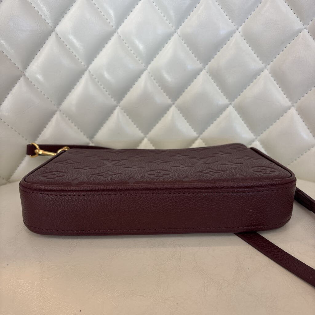 Louis Vuitton HANDBAGS maroon