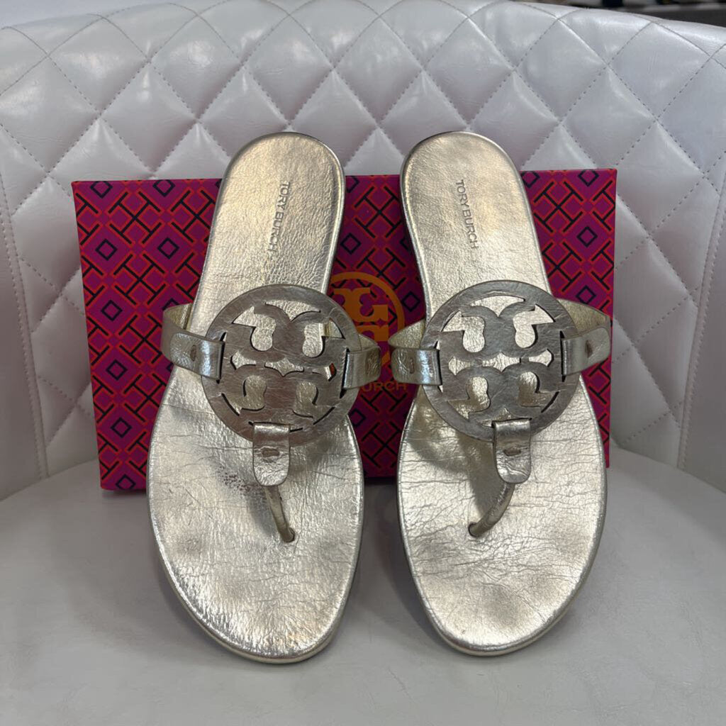 tory burch SHOES 9.5 gold