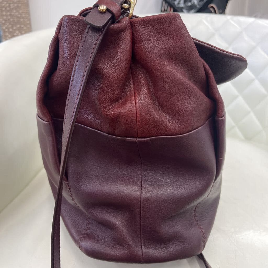 Lanvin HANDBAGS burgundy