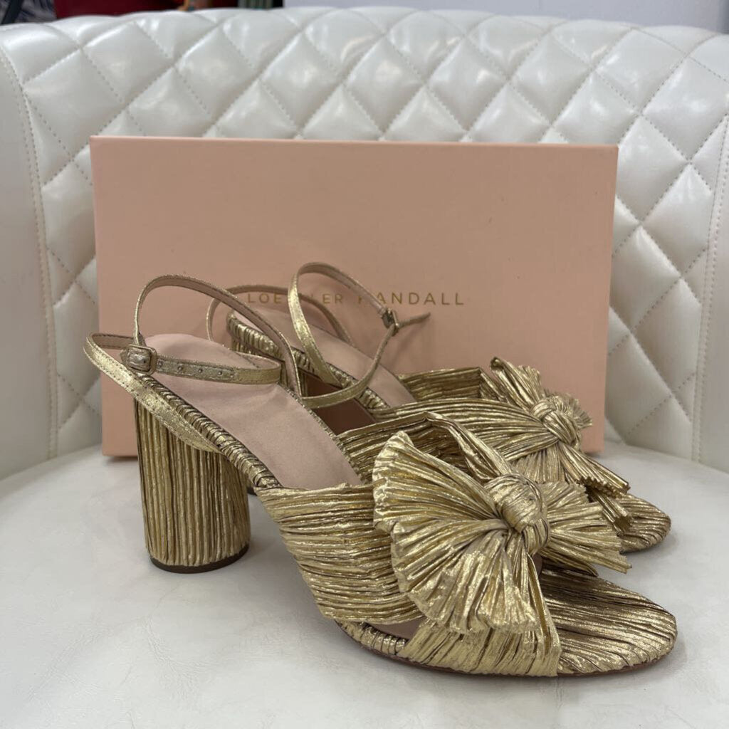 Loeffler Randall-R SHOES 8.5 Gold